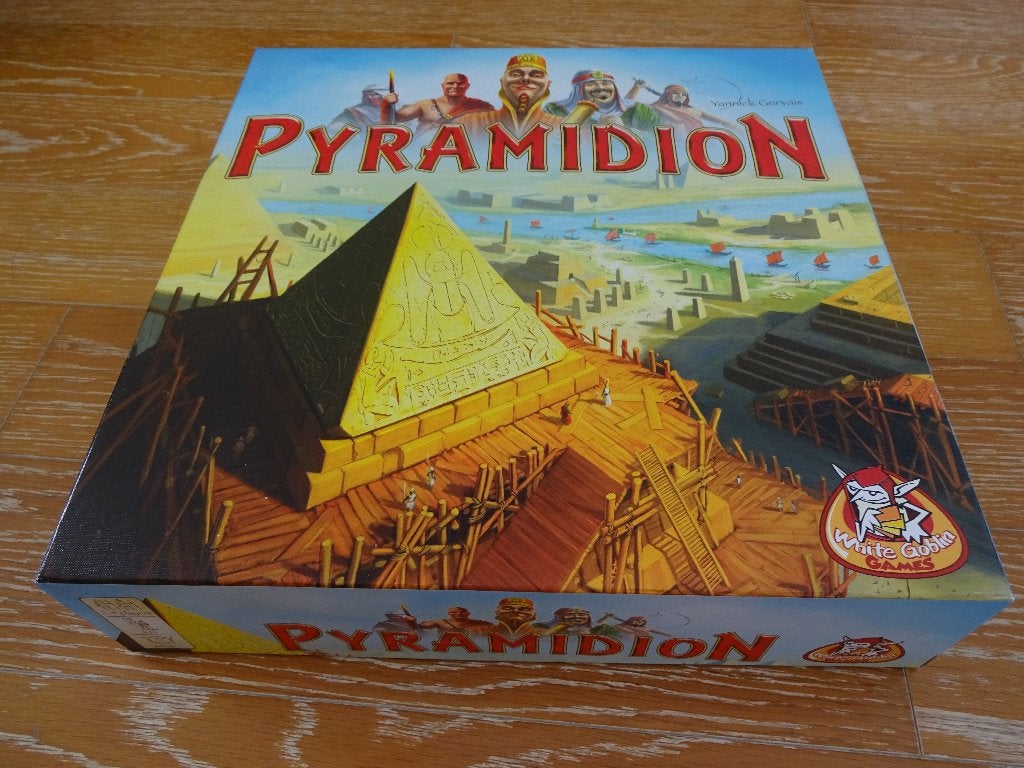 Pyramidion, Een of twee spelers, Ophalen, Zo goed als nieuw, White Goblin Games