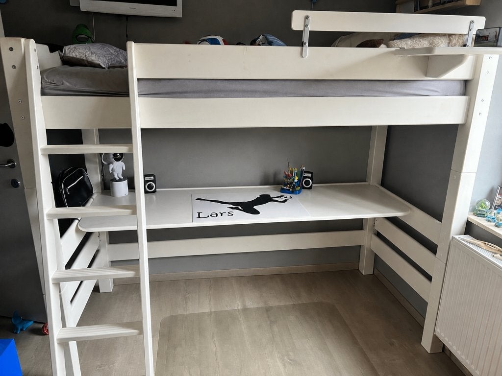 Hoogslaper met bureau, Ophalen, Gebruikt, Hoogslaper
