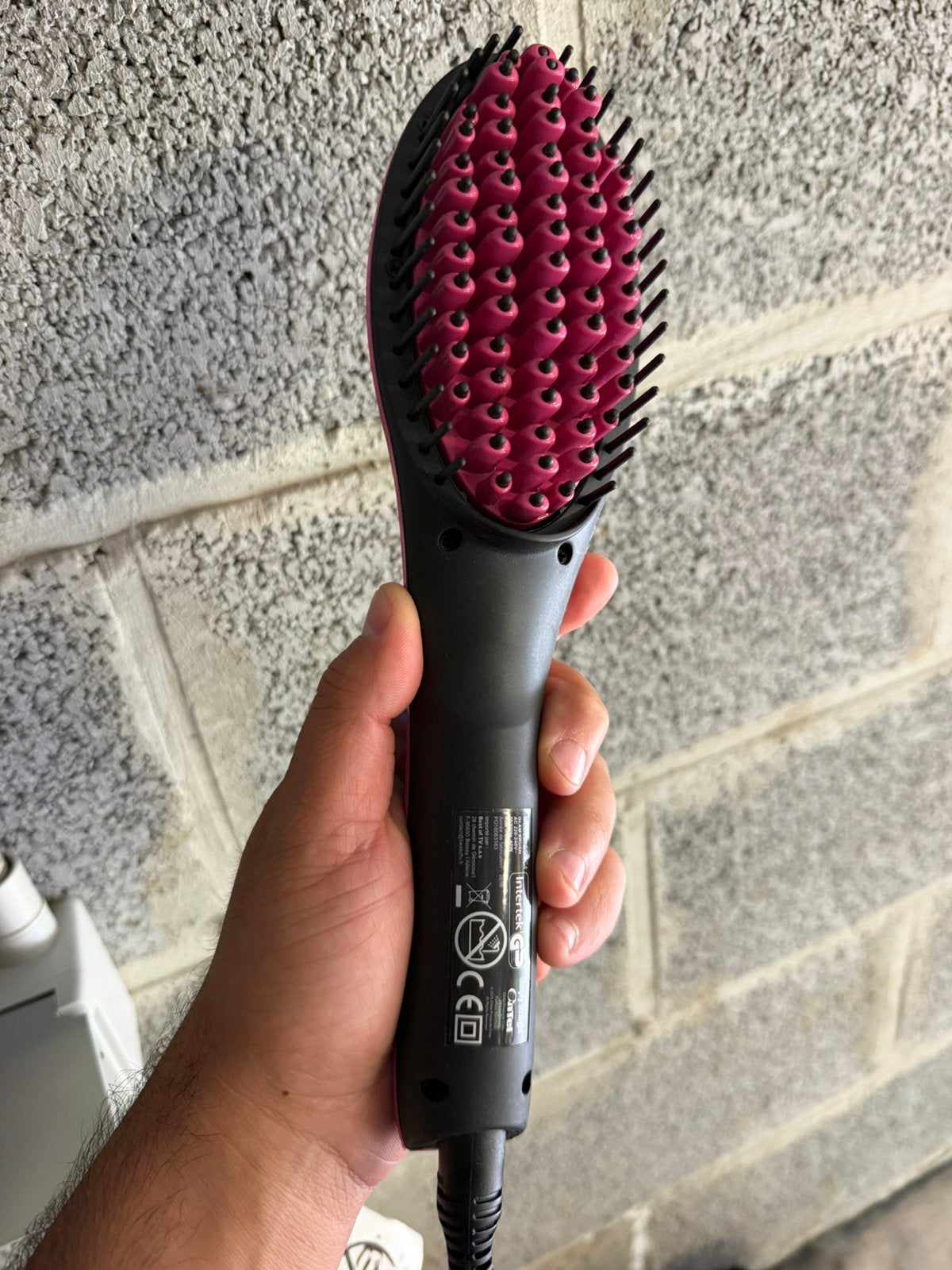 Brosse lissantte et chauffante, Bijoux, Sacs & Beauté, Beauté | Soins des cheveux, Enlèvement ou Envoi, Comme neuf