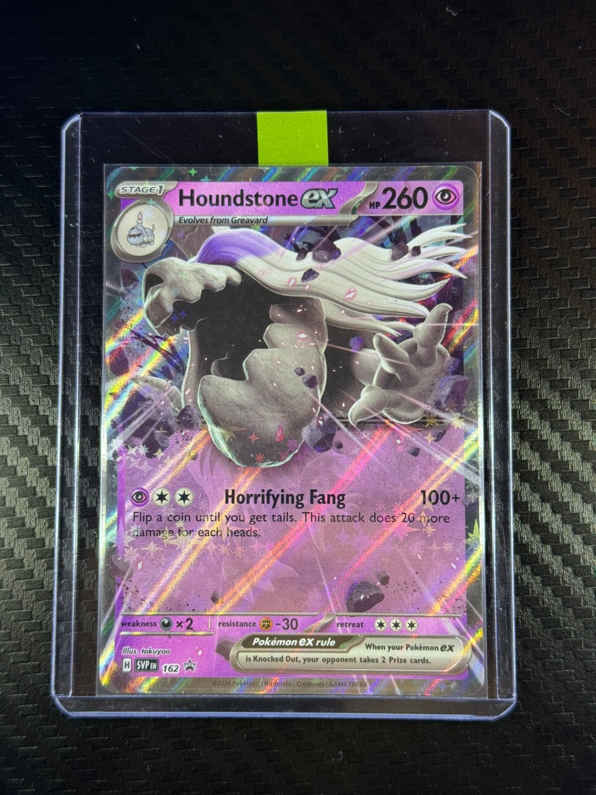 Houndstone Ex | Holo | 2024 | #SVP 162, Envoi, Neuf, Cartes en vrac