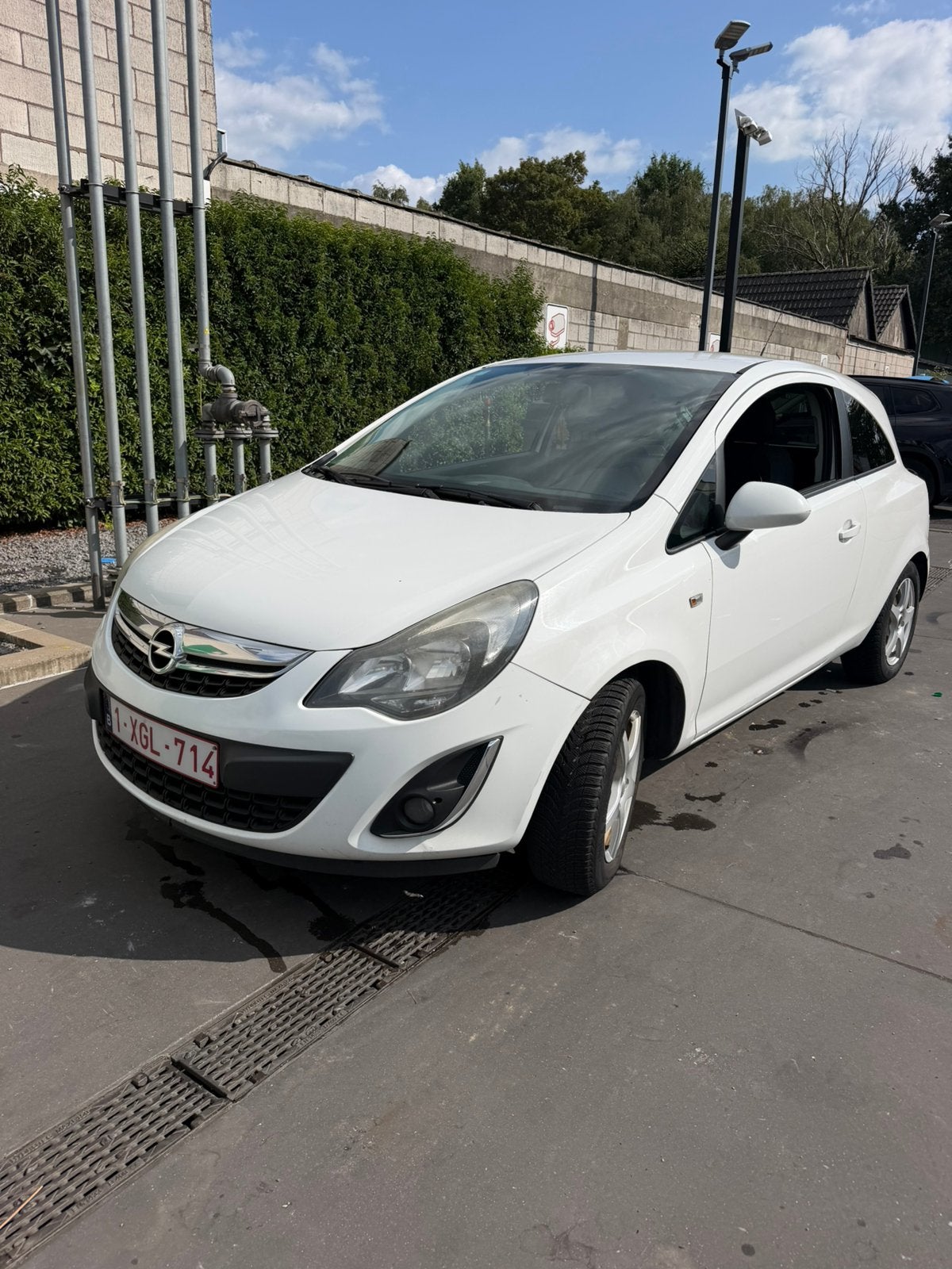 Opel Corsa 2013 airco Lichte vracht, Auto's, Voorwielaandrijving, Euro 5, Zwart, Wit