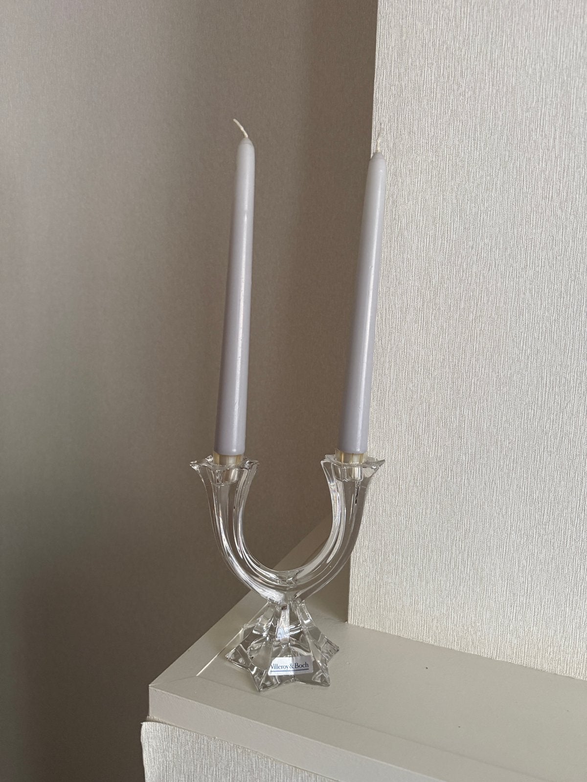 Kandelaar Villeroy & Bosch te koop, Ophalen, Glas
