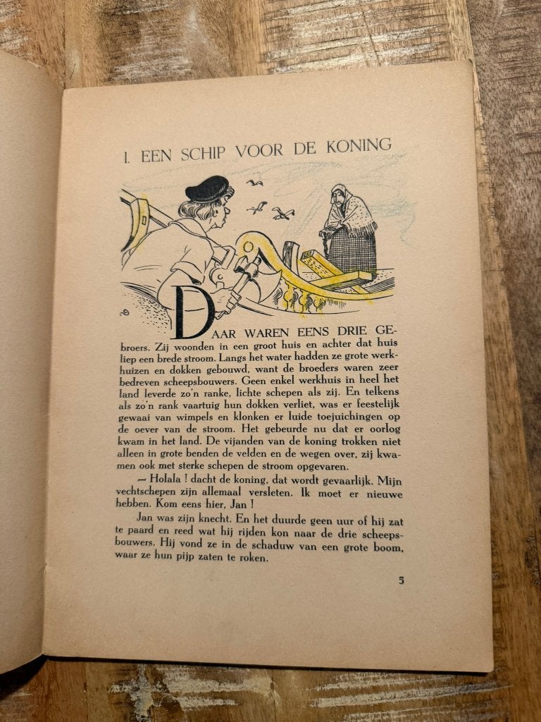 Een schip voor de koning en drie andere Vlaamse Sprookjes, Boeken, Ophalen of Verzenden, Gelezen, Cyriel Verleyen