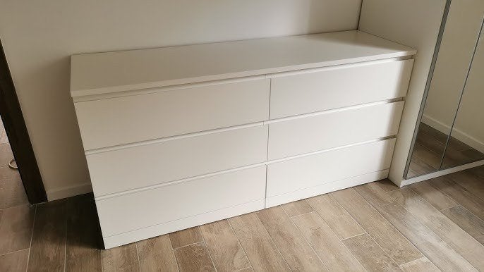Malm IKEA dressoir met 6 laden wit, Huis en Inrichting, Kasten | Schoenenkasten, Ophalen
