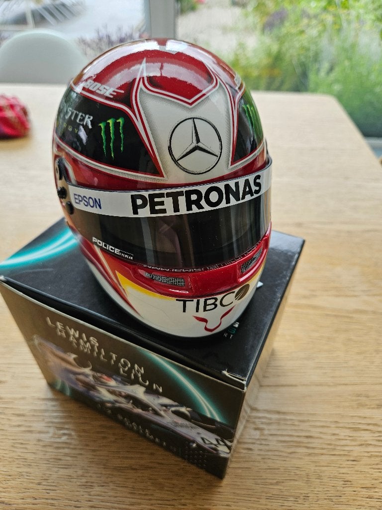 Casque Bell Lewis Hamilton 2019 à l'échelle 1:2, Collections, Enlèvement ou Envoi, Comme neuf, ForTwo