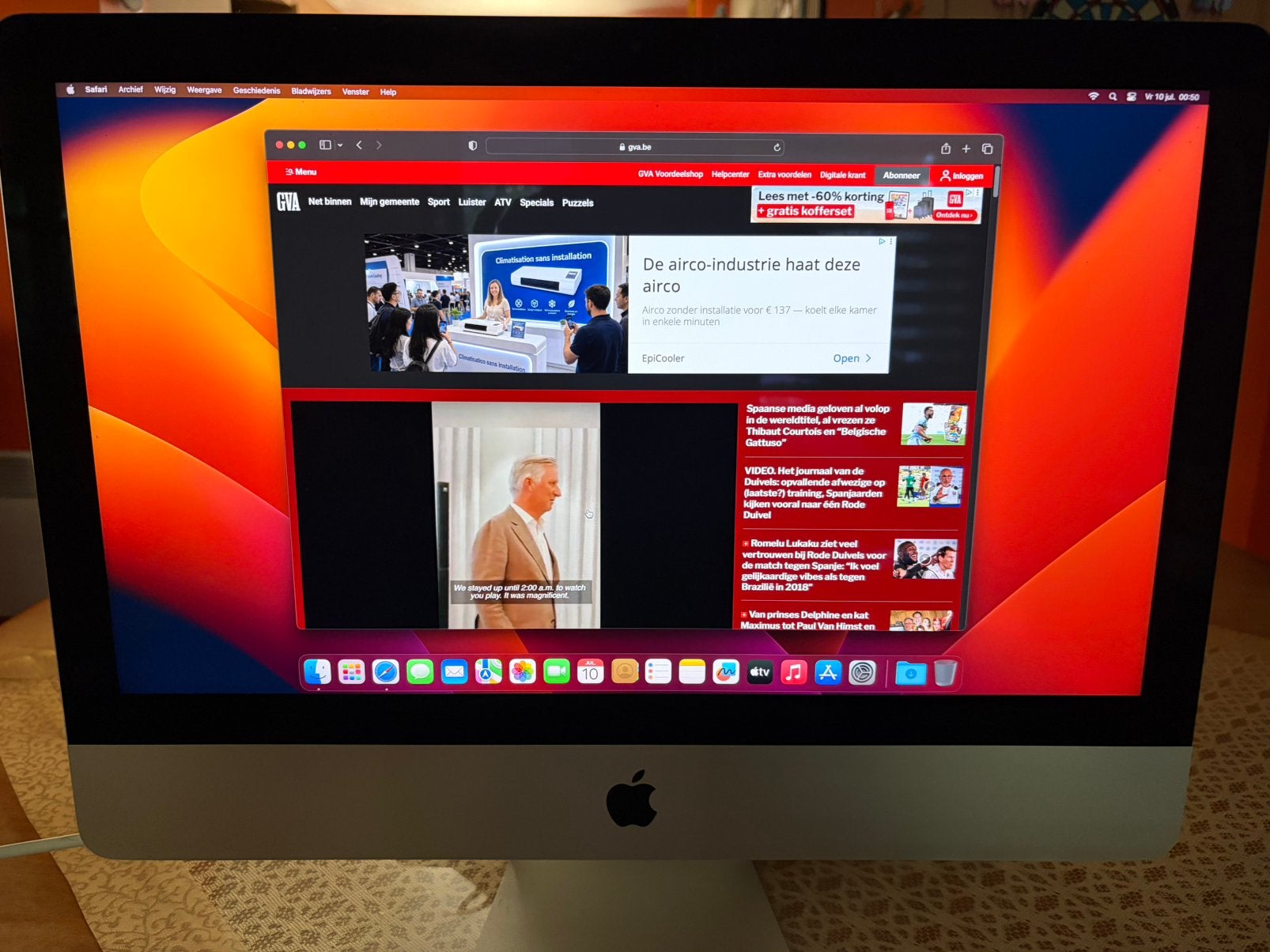 ===> Apple Imac 2017 4k 21,5 inch <===, Computers en Software, Apple Desktops, Ophalen, 2 tot 3 Ghz, IMac, 512 GB