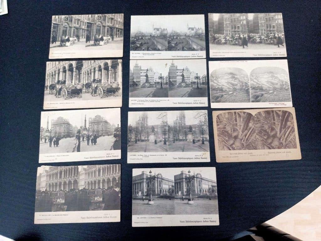 11 stereokaarten, Verzamelen, Postkaarten | Themakaarten, Ophalen of Verzenden