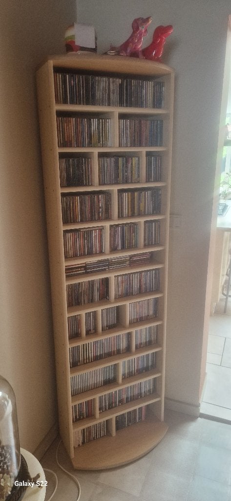 Cd kast, Maison & Meubles, Accessoires pour la Maison | Étagères pour CD & DVD, Enlèvement, Utilisé, Bois, 150 disques ou plus