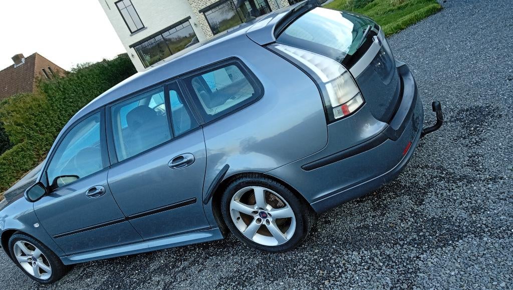 Saab 9-3 ,1.9 d, break, 2008,169000 km, full option, Autos, Saab, Cuir, Achat, Entreprise, Airbags