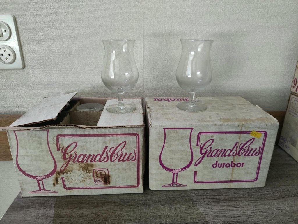 4x 6x Verres à Cocktail 38cl Durobor Grands Crus, Collections, Enlèvement, Neuf, Verres et Verres à shot