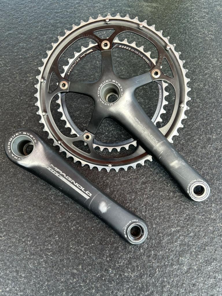 Campagnolo Veloce crankstel, Fietsen en Brommers, Fietsonderdelen, Ophalen, Gebruikt