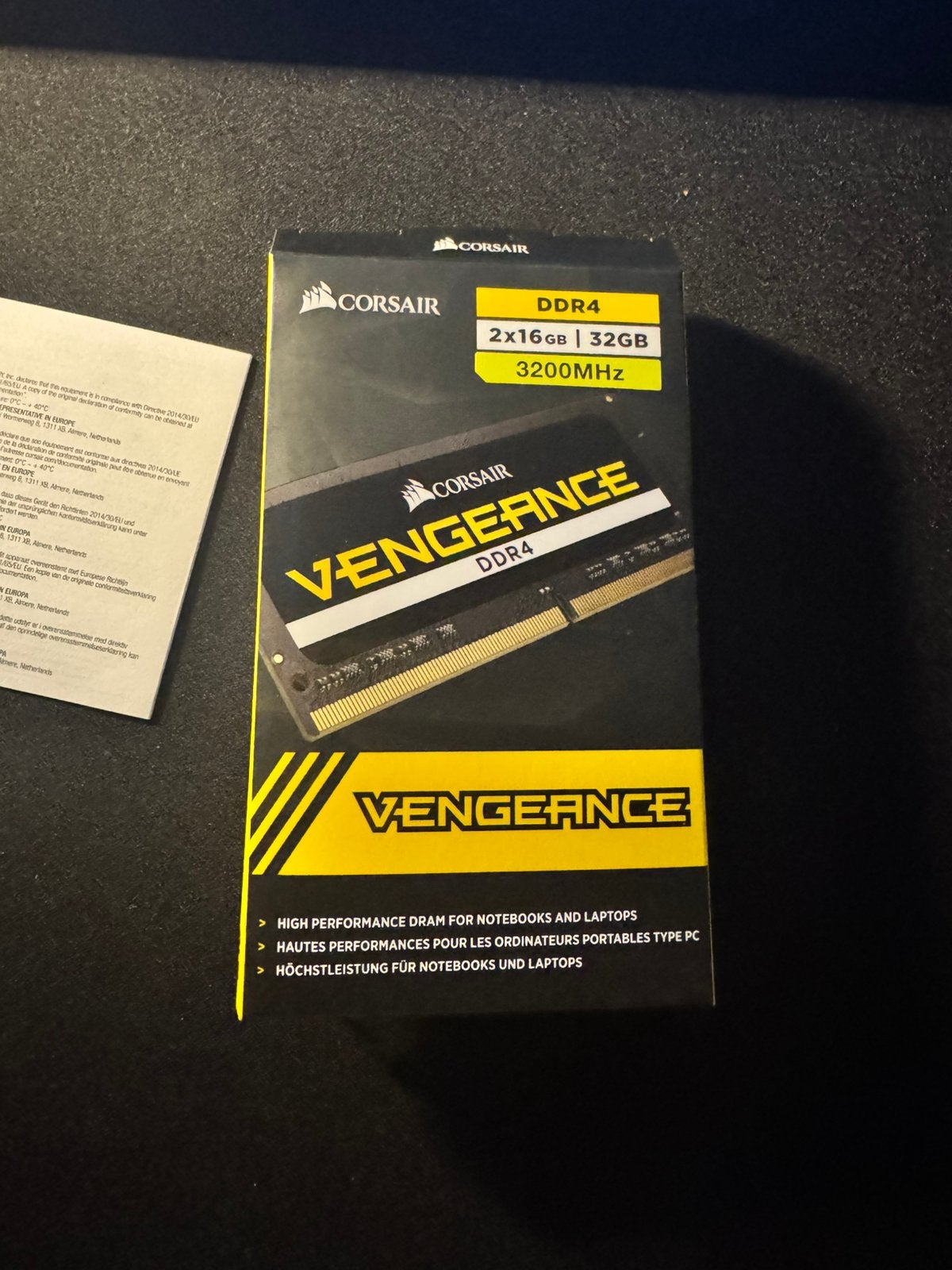 RAM 2x16gb de Mémoire, Enlèvement ou Envoi, DDR4, Utilisé, Laptop