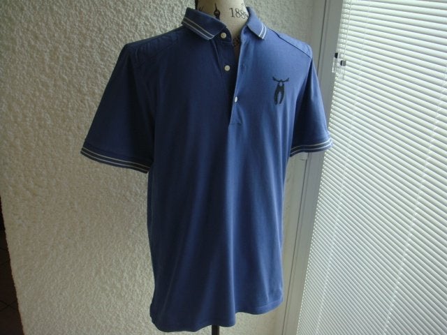 Polo bleu. Marque "Star Raw". Taille S, Kleding | Heren, Verzenden, Gedragen, Blauw