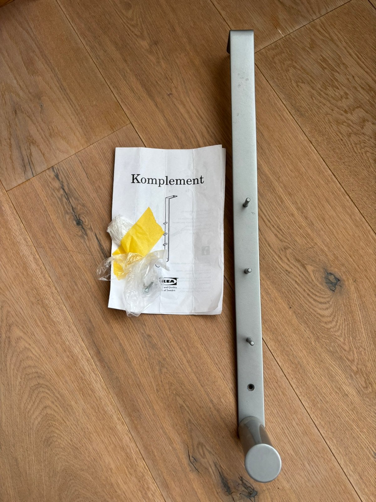 Komplement kapstok voor zijkant kast, Enlèvement, Comme neuf, Métal, Avec espace de penderie
