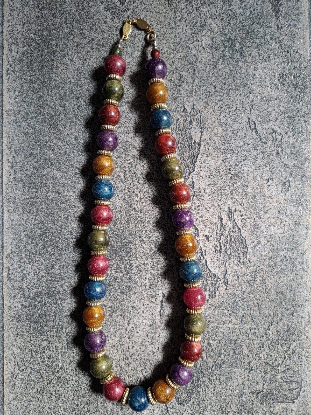 Collier vintage signé John Philippe Pièce Unique Numéroté, Enlèvement ou Envoi, Collier, Doré