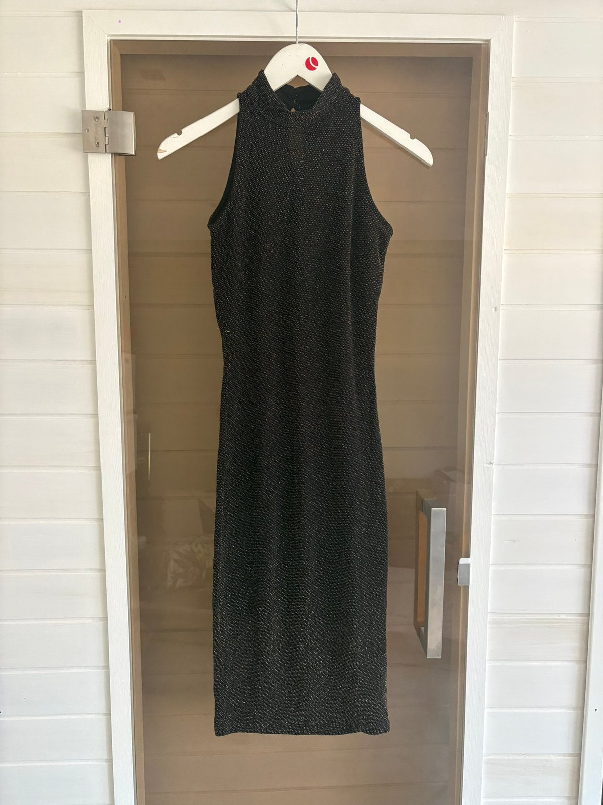 Robe moulante noire à paillettes taille 36, Vêtements | Femmes, Enlèvement ou Envoi, Taille 36 (S), Comme neuf, Longueur genou