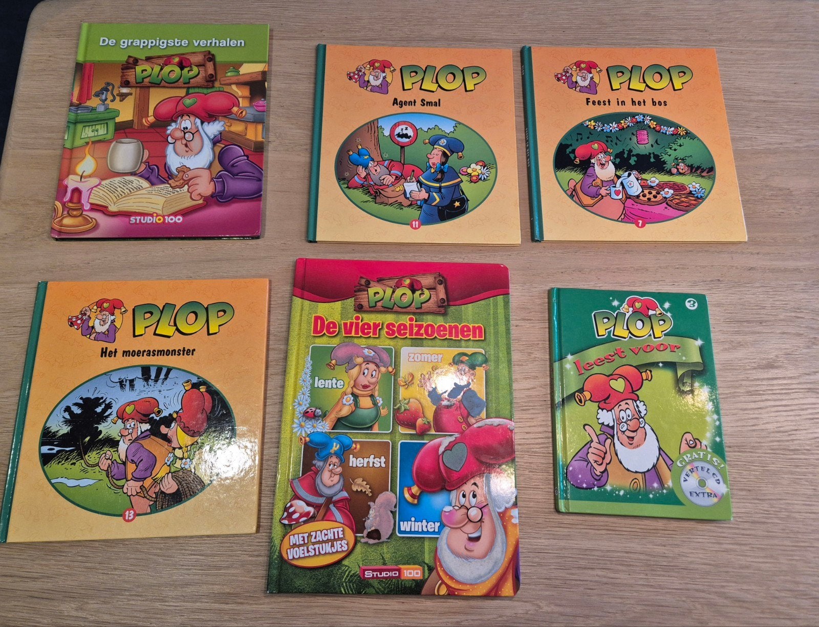 Boekjes kabouter plop, Ophalen