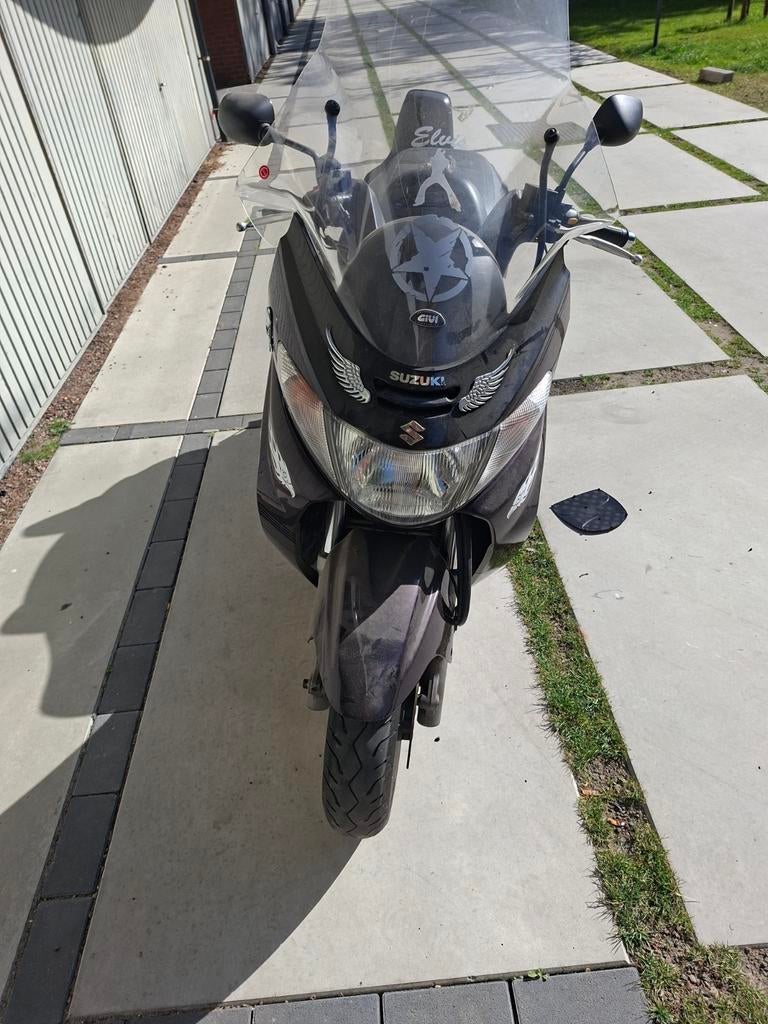 Moto suzuki brugman 400cc, Enlèvement