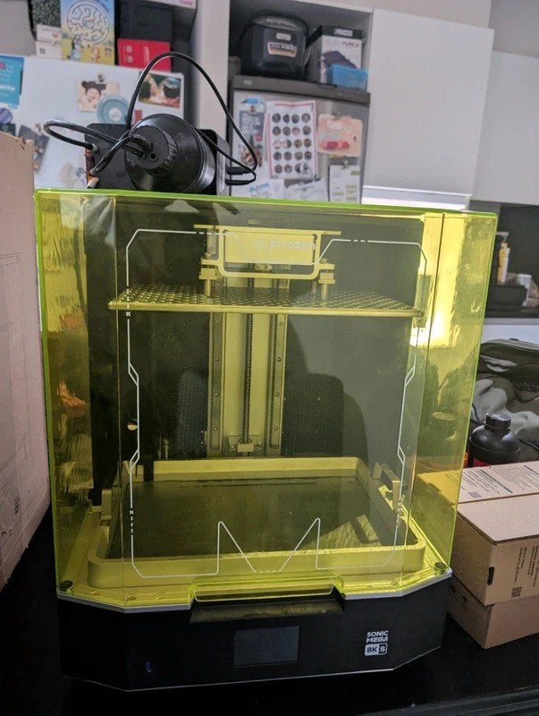 Phrozen Mega 8KS + Pump and Fill - 750€, Computers en Software, 3D Printers, Ophalen, Phrozen, Resin/Hars, Zo goed als nieuw