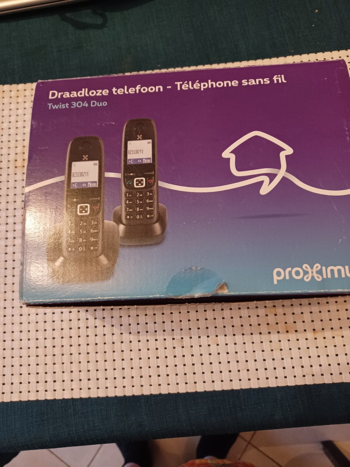 téléphone twist Duo 304, Telecommunicatie, Vaste telefoons | Handsets en Draadloos, Ophalen, Zo goed als nieuw, 2 handsets