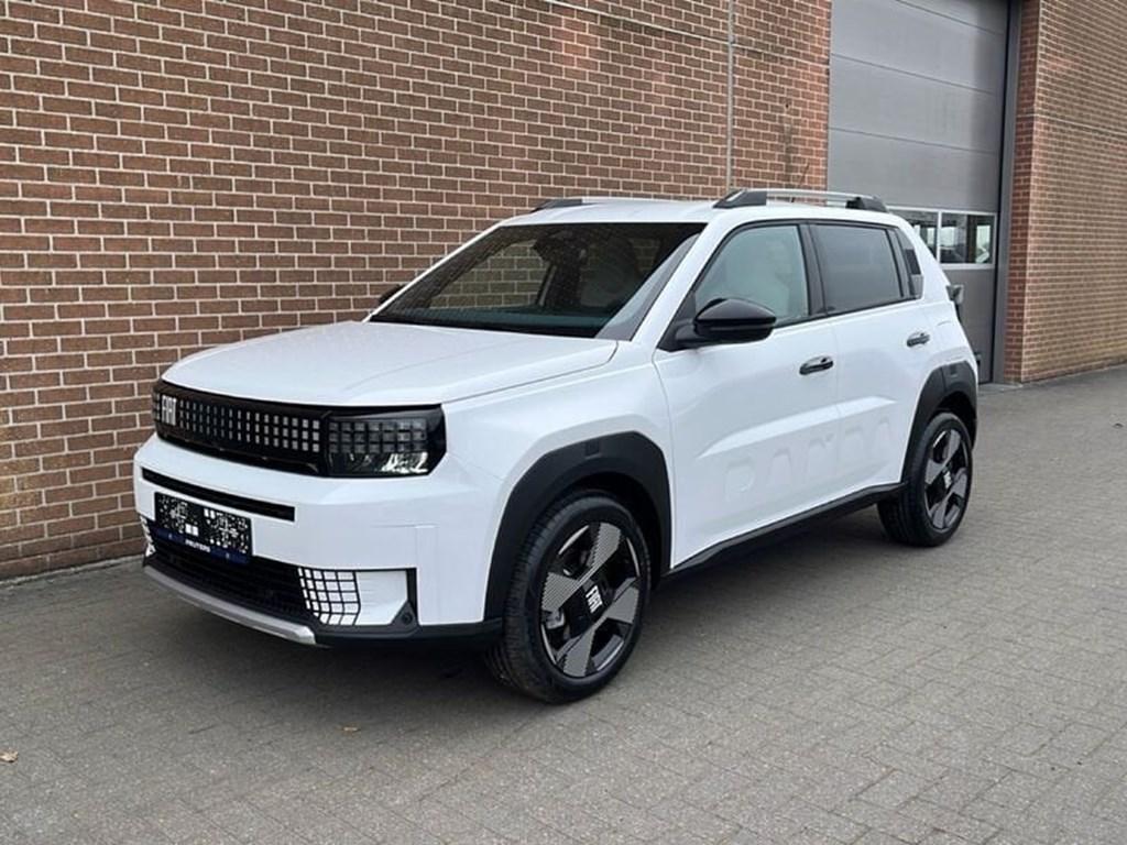Fiat Grande Panda (Nieuw) La Prima 110pk, Auto's, Zwart, Wit, 100 pk, Hybride Elektrisch/Benzine