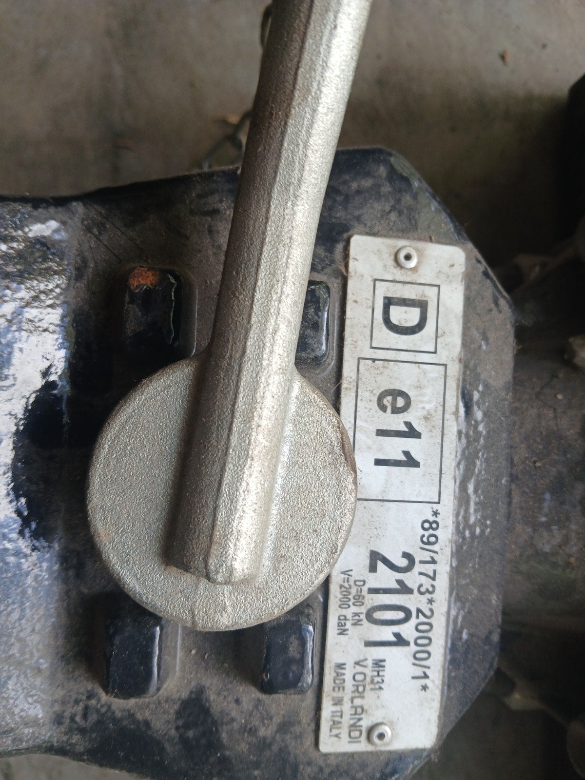 attelage pour tracteur, Enlèvement