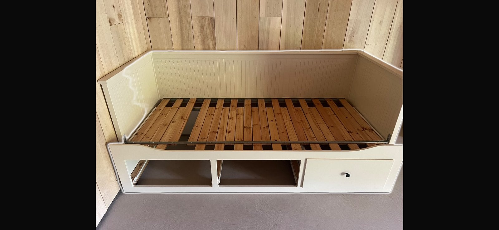 Lit pour 1 personne avec matelas et tiroirs gratuit, Enlèvement, Comme neuf, Matelas
