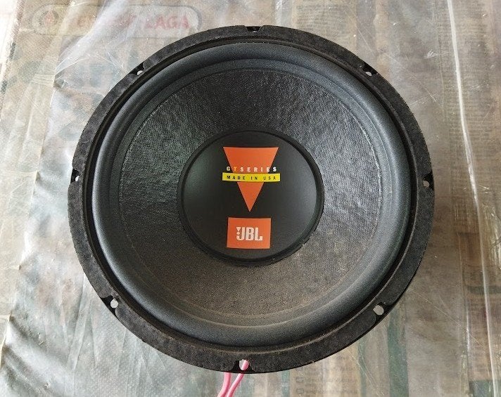 JBL GT102 subwoofer, Ophalen, Gebruikt