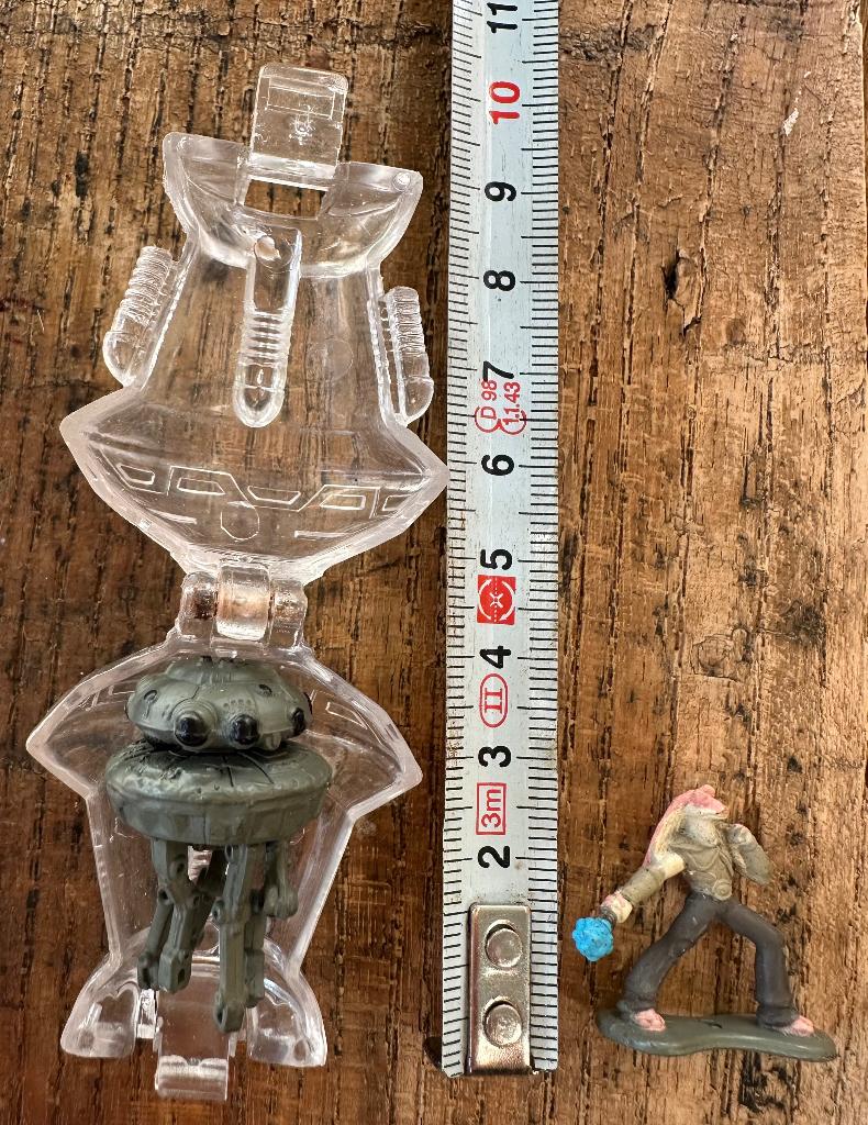 Vintage micro star wars figuren, Verzamelen, Ophalen of Verzenden, Gebruikt, Actiefiguurtje