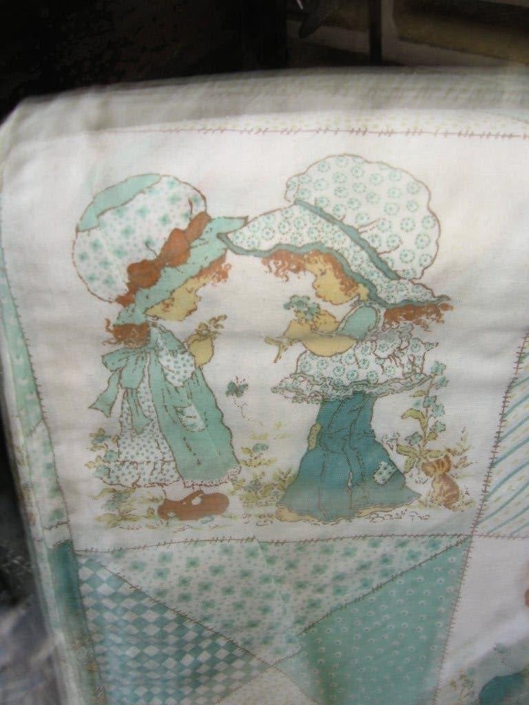 Ensemble de lit Vintage 80' "Valentine Australia", Enlèvement ou Envoi, Autres couleurs, Housse de couette, Utilisé
