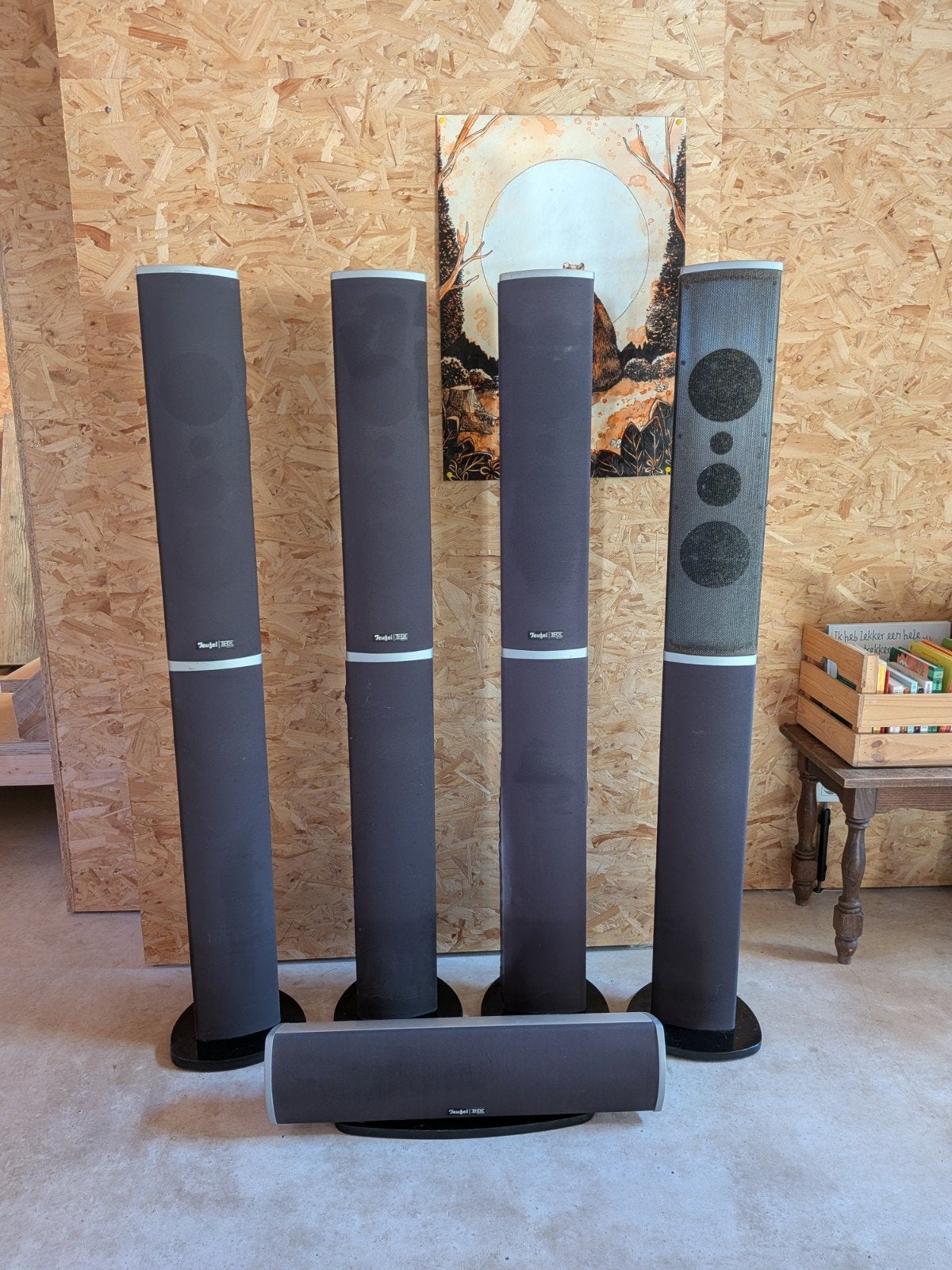Teufel surround speaker set, Audio, Tv en Foto, Home Cinema-sets, Gebruikt, 5.1-systeem, 70 watt of meer, Overige merken, Ophalen