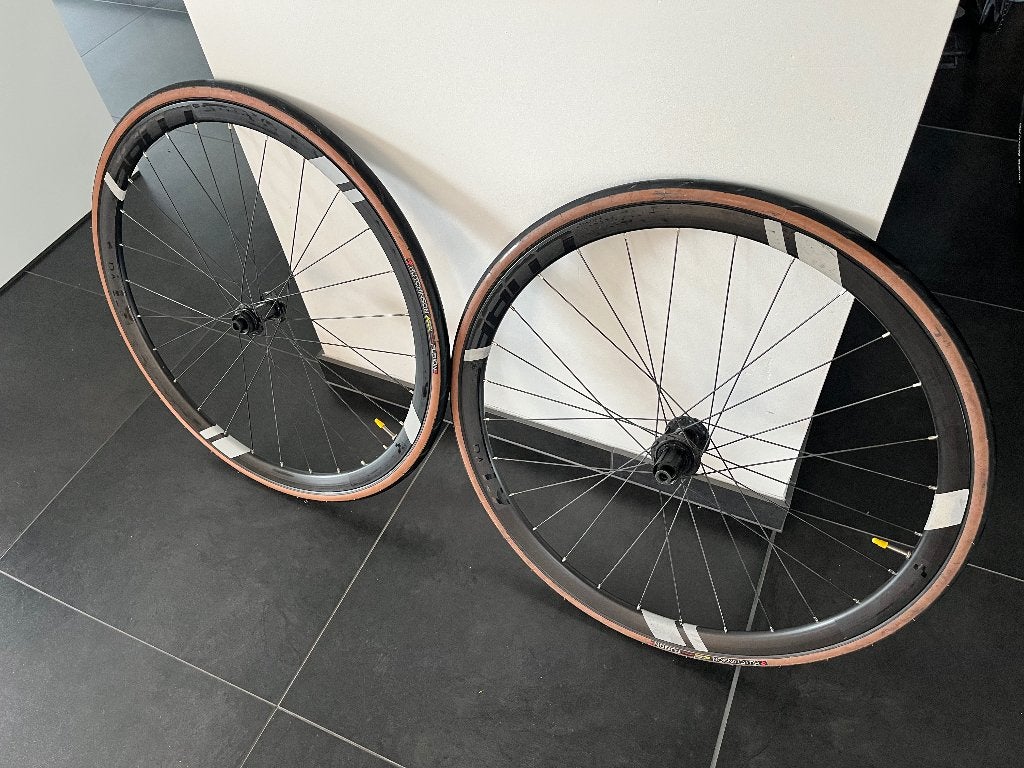 Alex rims ra 1.9 met skinwall Hutchinson banden 700x25, Gravelbike, Zo goed als nieuw, Aluminium, Ophalen