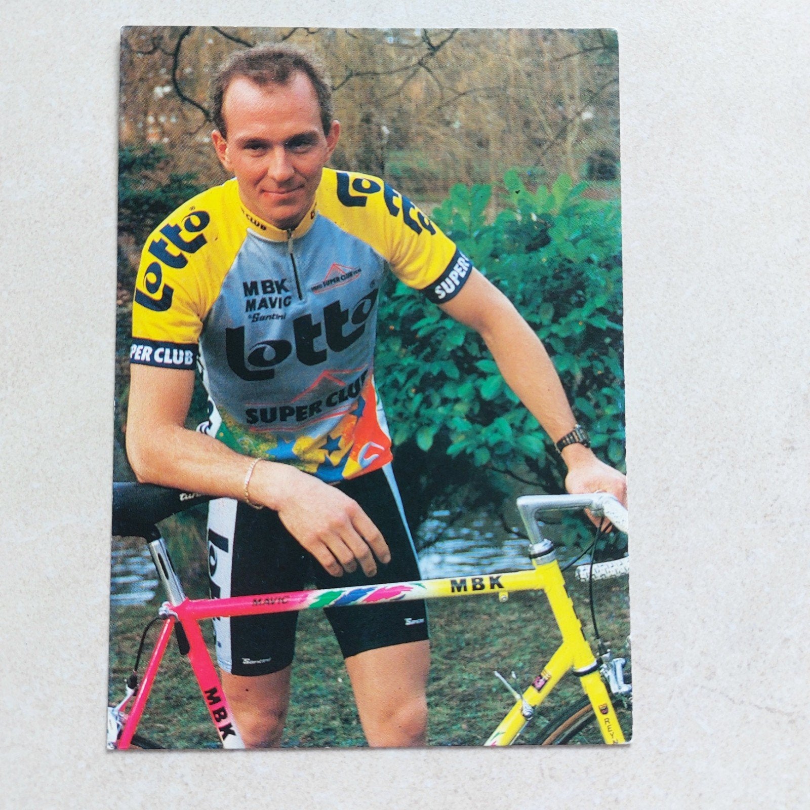 Fotokaart wielrenner Johan Museeuw, Enlèvement ou Envoi