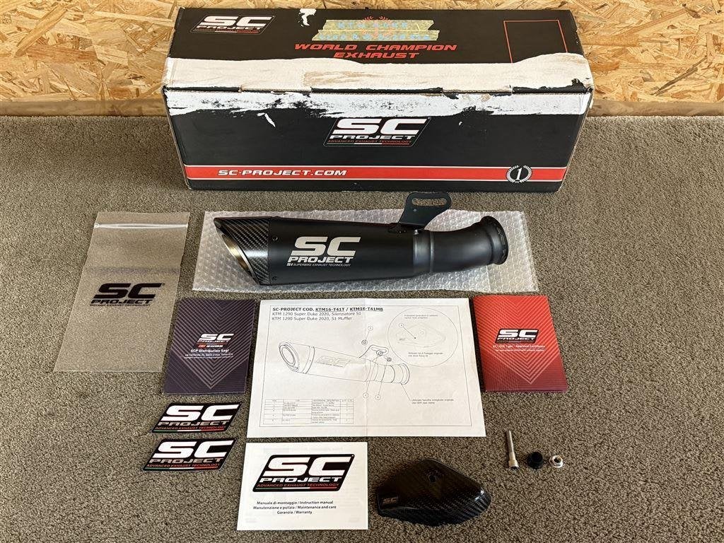 SC Project S1 uitlaat demper KTM 1290 Superduke R 2020-2023, Motos, Envoi, Utilisé