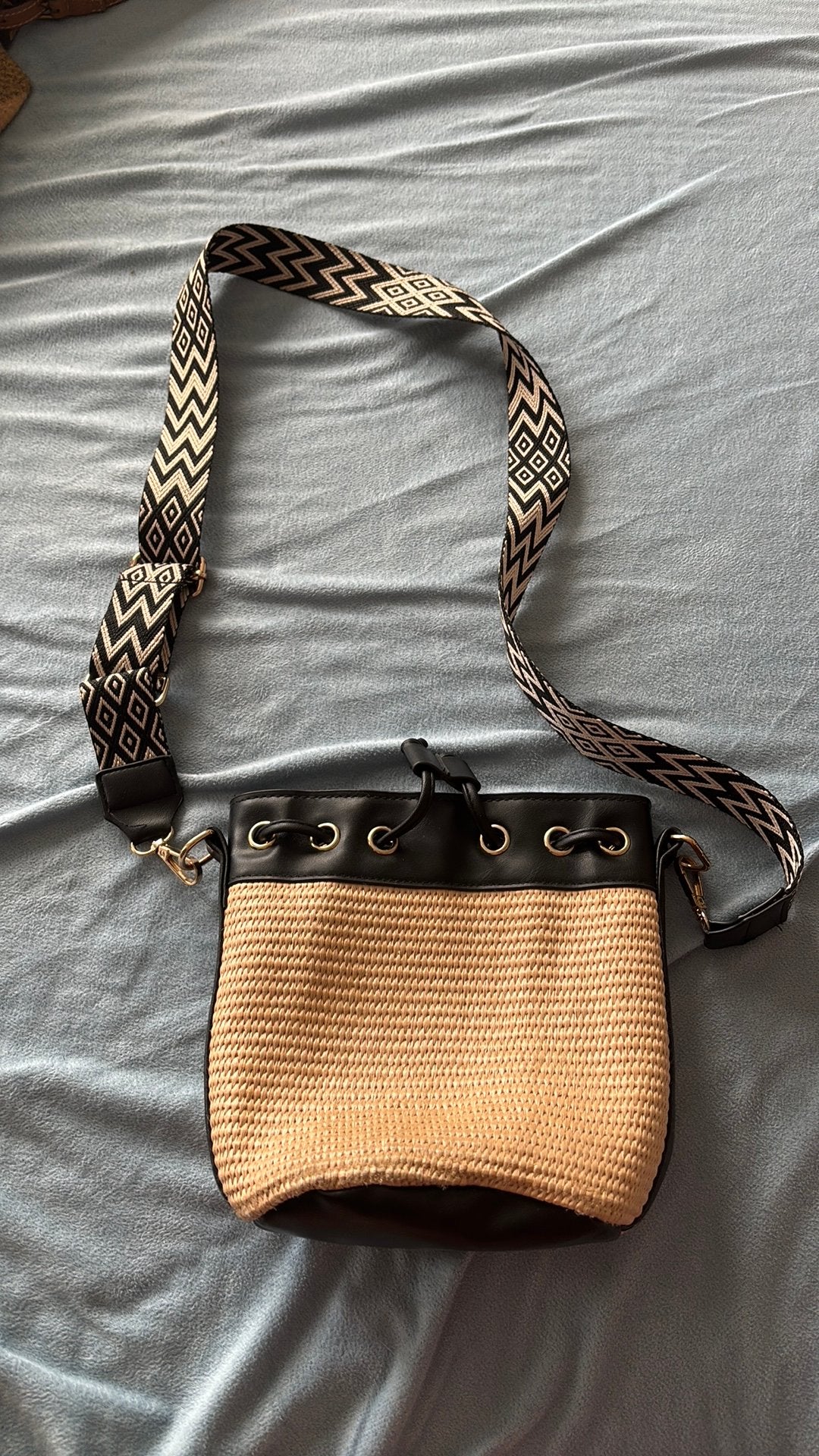 Shein Bohemian Style Bucket Bag Shoulder Bag, Enlèvement