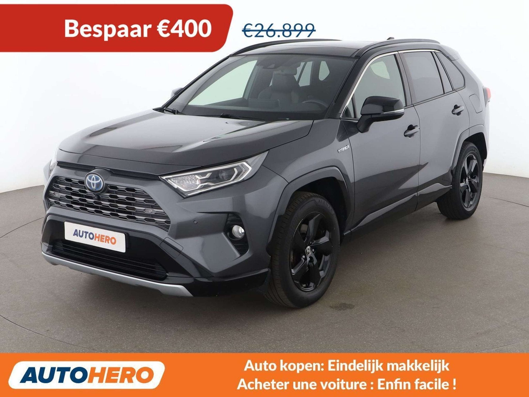 Toyota RAV4 2.5 Hybrid Lounge (bj 2020, automaat), Automaat, 197 pk, 145 kW, Gebruikt