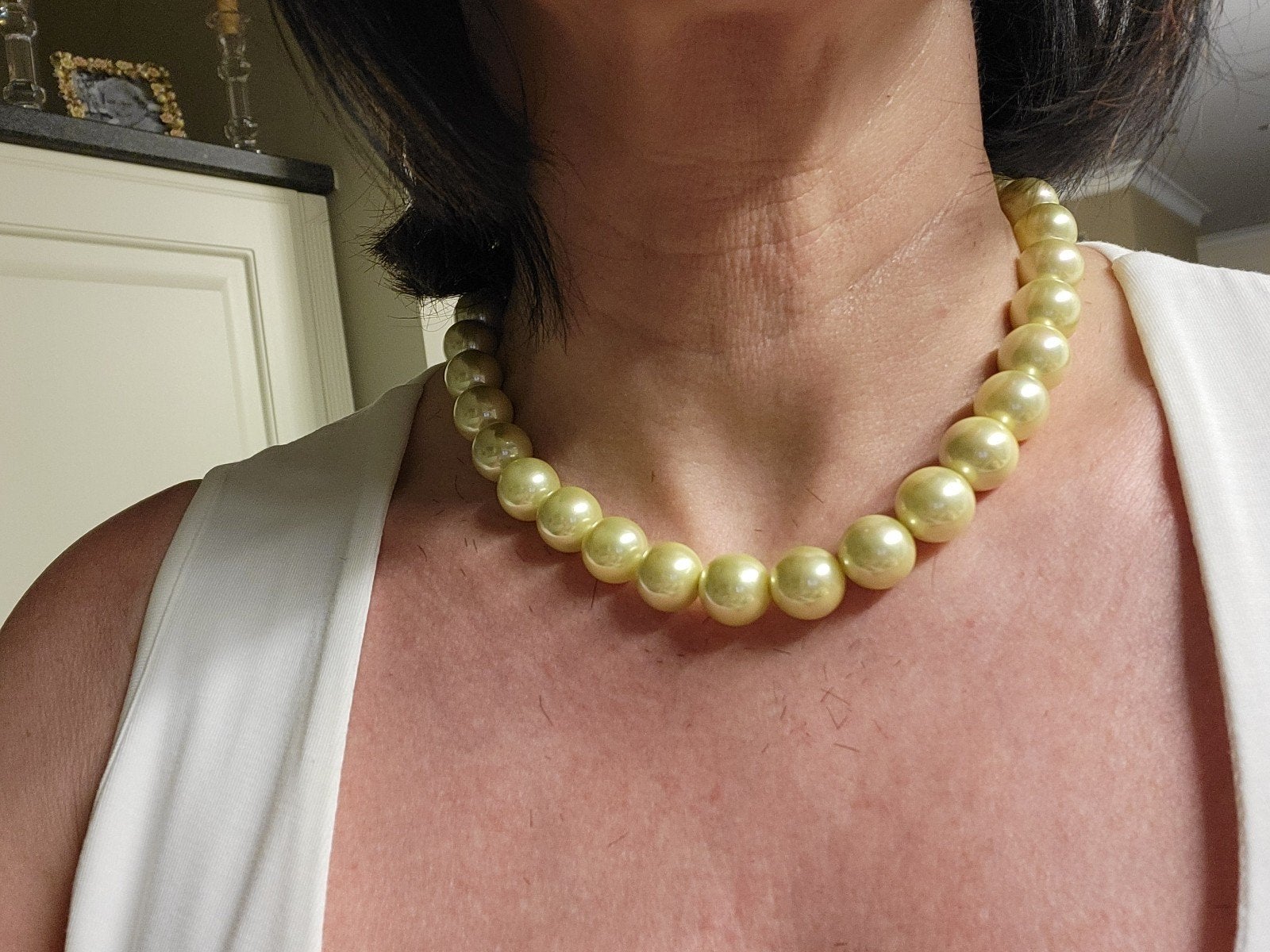 ketting en armband Tisento, Ophalen of Verzenden, Nieuw, Geel, Overige materialen