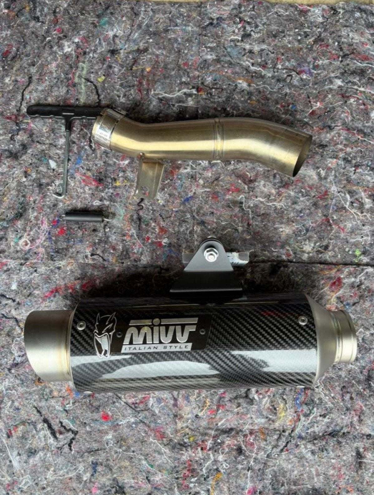 Échappement mivv PRO CARBONE homologué pour Honda CB500FA, Ophalen