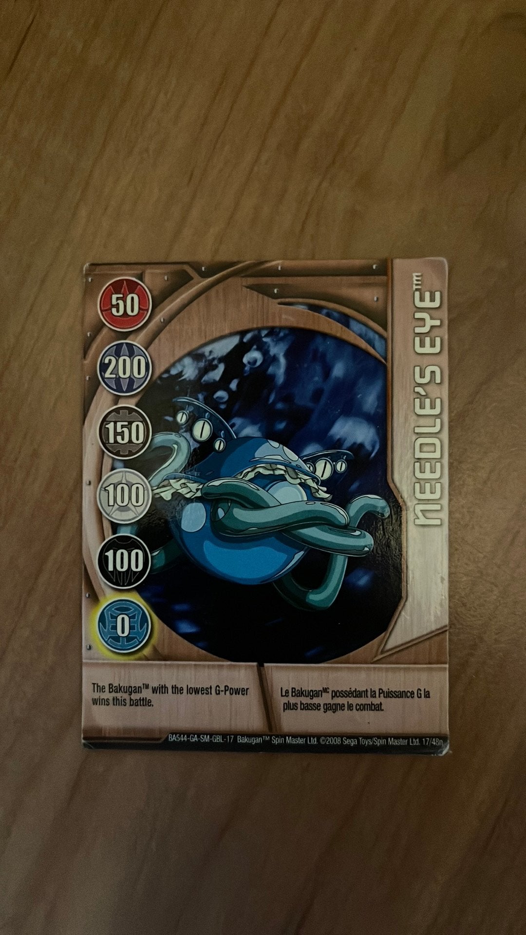 Bakugan metal card, Ophalen, Zo goed als nieuw, Losse kaart