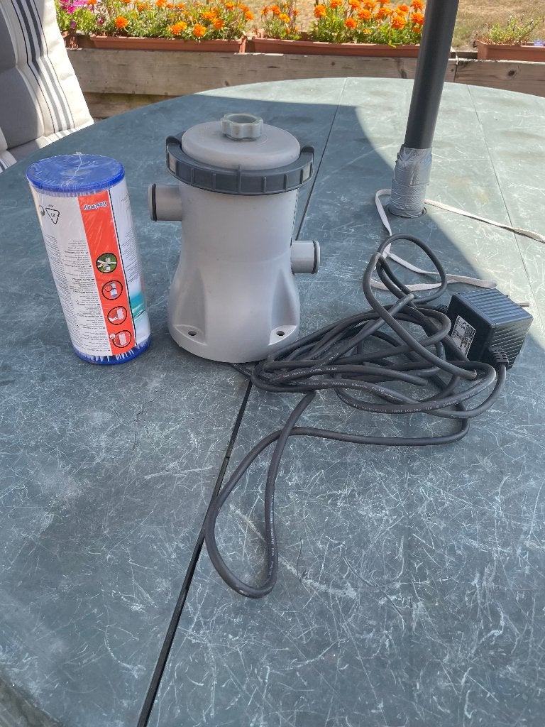 zwembad pomp, Tuin en Terras, Ophalen, Zo goed als nieuw