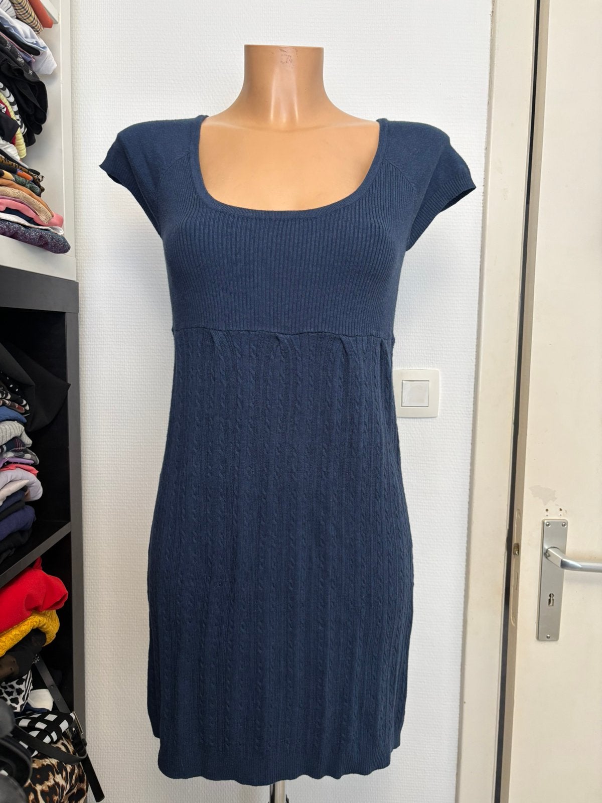 Robe pull neuve, Enlèvement ou Envoi, Neuf, Taille 42/44 (L), Bleu