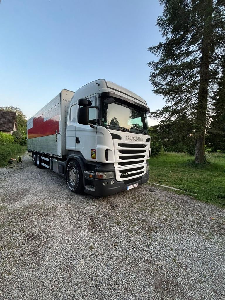 Scania R440. 6 X 2, Autos, Camions, Particulier, ABS, Régulateur de distance, Scania, Diesel, Euro 5, 2 portes, Automatique, Blanc