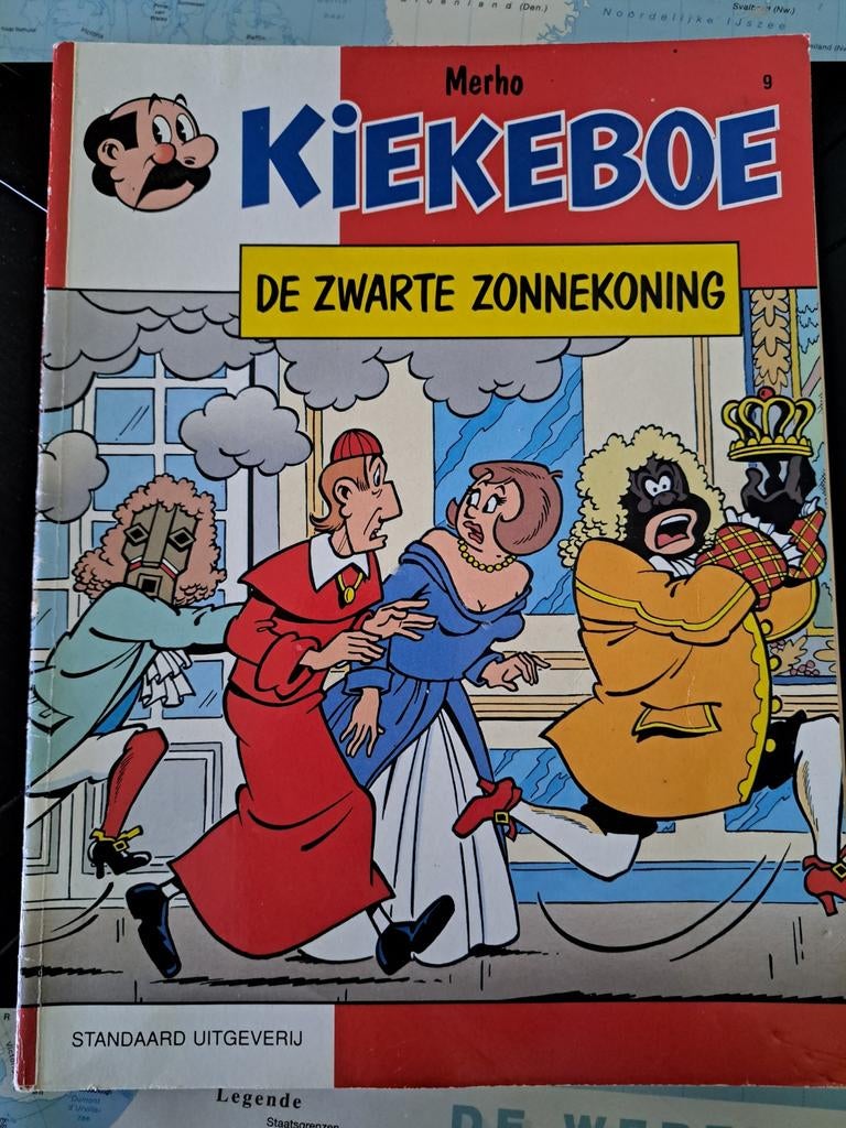Strip kiekeboe 9 de zwarte zonnekoning, Boeken, Ophalen, Eén stripboek, Merho, Zo goed als nieuw