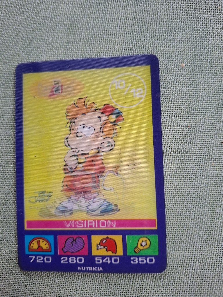 Cartes à collectionner 3D Cecemel Spirou, Envoi, Comme neuf, Foil