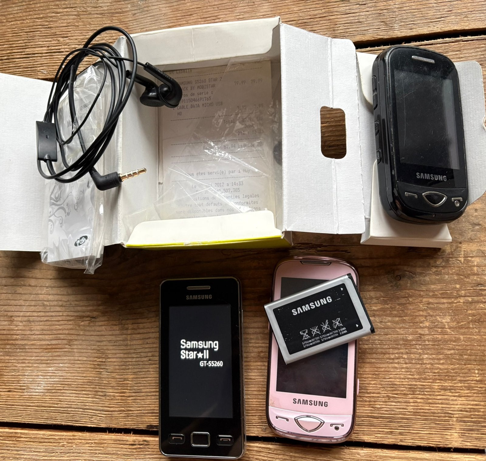 GSM vintage SAMSUNG STAR II COMPLETE ACCESSOIREDOOS, Ophalen of Verzenden, Zo goed als nieuw, Overige modellen