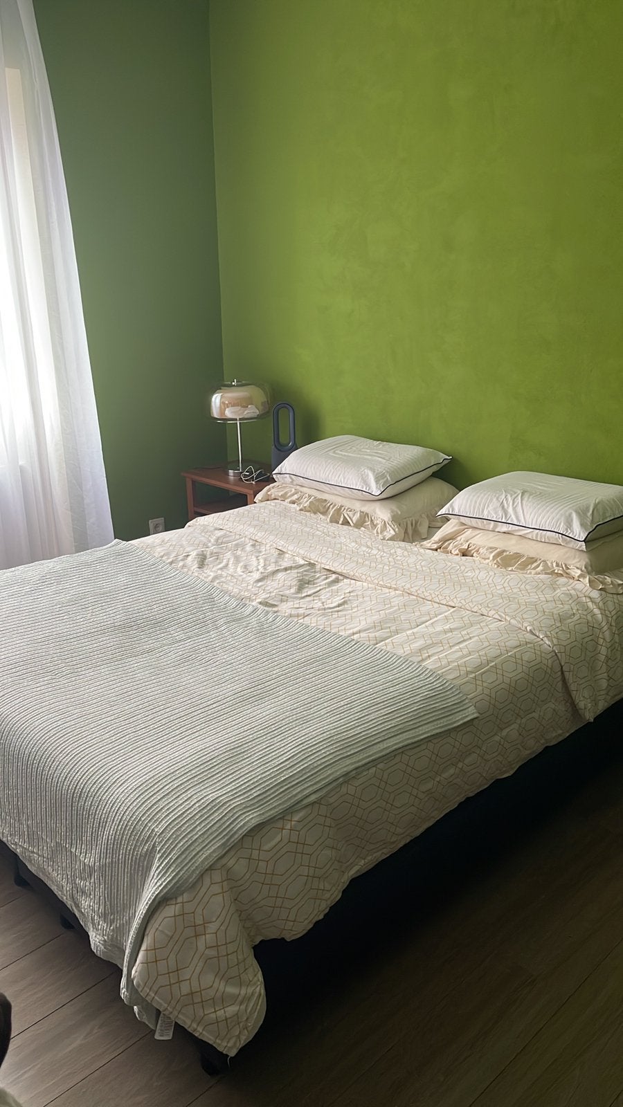 Boxspring 160cm, Ophalen, Zwart, Tweepersoons, Zo goed als nieuw