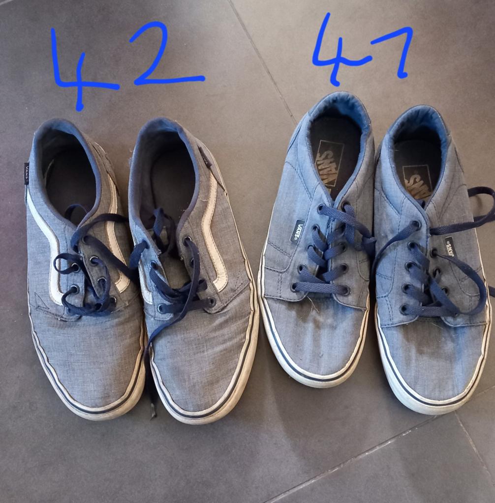Twee paar vans maat 41 en maat 42 -> 3€/paar -> samen 5€, Kleding | Heren, Schoenen, Ophalen, Blauw, Sneakers, Vans