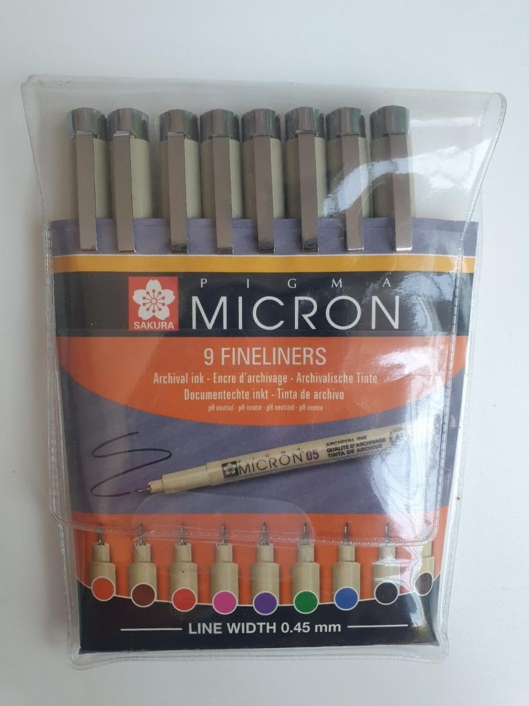Sakura Pigma Micron pennen, Ophalen