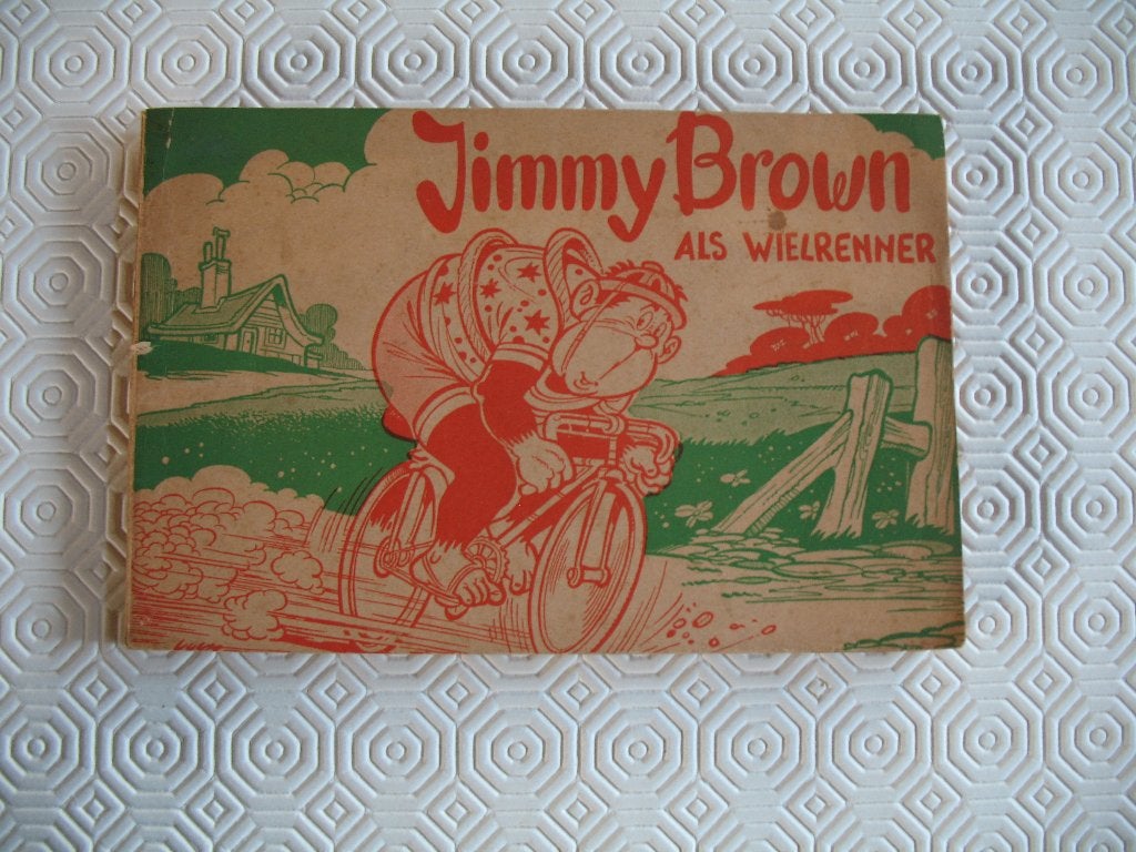 Jimmy Brown als wielrenner; deel 2, Eén stripboek, Ophalen of Verzenden, Zo goed als nieuw