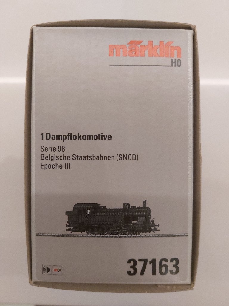 Locomotive à vapeur Marklin HO 37163, Enlèvement ou Envoi, Neuf, Locomotive, Märklin